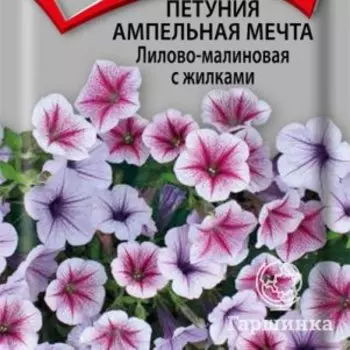 Семена Петуния ампельная Мечта Лилово-малиновая с жилками 5, Поиск