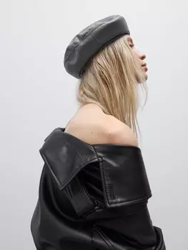 Берет Дублин из экокожи