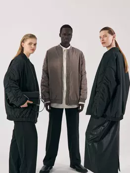 Бомбер Малага оверсайз силуэта