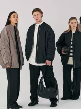 Бомбер Малага оверсайз силуэта