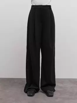 Брюки Монро широкие с пуговицами