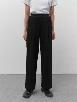 Брюки Ольтен широкие с защипами