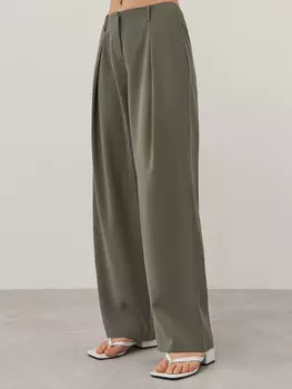 Брюки Роуз широкие средней посадки