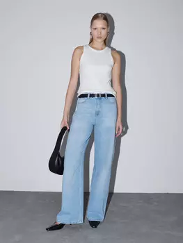 Джинсы Керри широкие