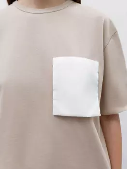 Футболка Алиса с отлетным карманом