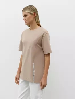 Футболка Лия с разрезом спереди