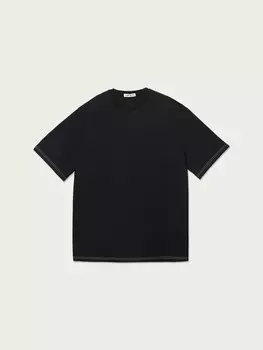 Футболка Стивен с контрастными отстрочками