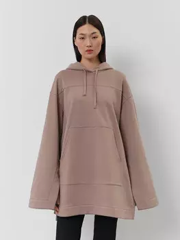 Худи Эсме удлинённый с разрезами на рукавах