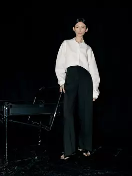 Рубашка Мэг укороченная на резинке