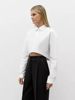 Рубашка Мэг укороченная на резинке