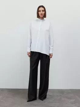 Рубашка Мила с асимметричной застёжкой