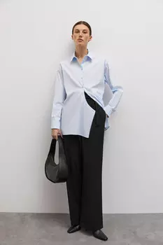 Рубашка Василиса со скруглённой застёжкой