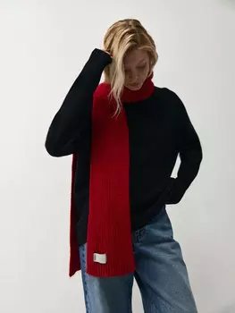 Шарф с ангорой