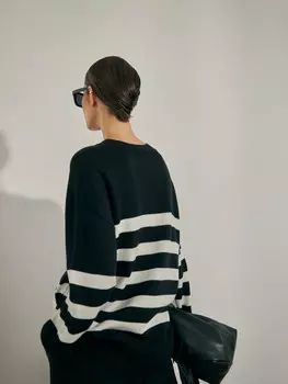 Свитер Вивьен в полоску