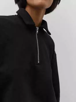 Свитшот Элли на молнии с воротником