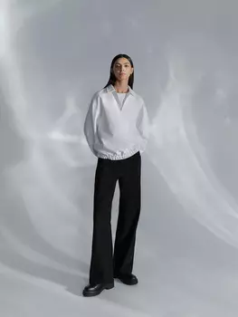 Свитшот Элли на молнии с воротником