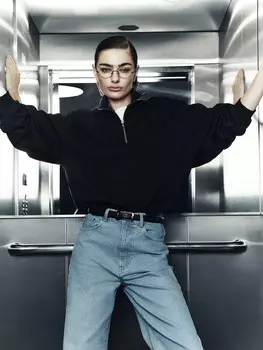 Свитшот Стамбул оверсайз со стойкой на молнии