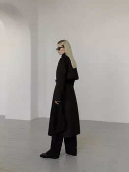 Тренч Диксон воротником-стойкой