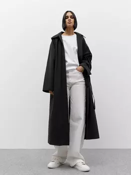 Тренч Стокгольм со съёмным капюшоном