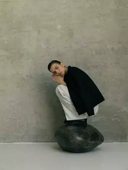 Жакет Киото со скруглённым воротником