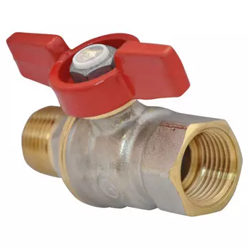 1/2″ Giacomini R914 ВР/НР, Кран шаровой полнопроходной (бабочка)