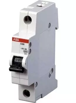 1P ABB S201, 25А, B, Выключатель автоматический
