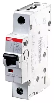 1P ABB S201, 3А, C, Выключатель автоматический