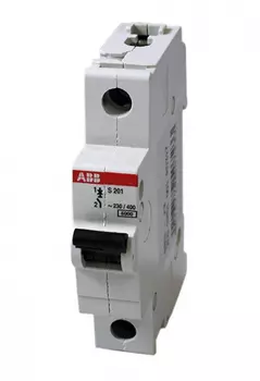 1P ABB S201, 50А, C, Выключатель автоматический