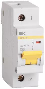 1P IEK ВА47-100, 32А, C, Выключатель автоматический
