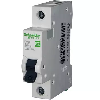 1P Schneider Electric Easy 9, 16А, C, Выключатель автоматический