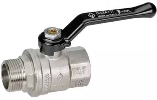 2″ НР-ВР Bugatti 305, рычаг, Кран шаровый ручка