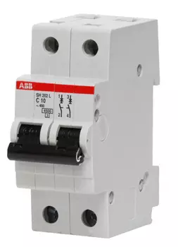 2P ABB SH202L, 6А, C, Выключатель автоматический