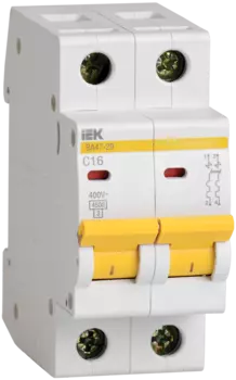 2P IEK ВА47-29, 63А, C, Выключатель автоматический