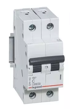 2P Legrand RX3, 16А, C, Выключатель автоматический