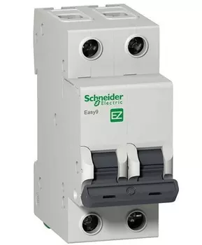 2P Schneider Electric Easy 9, 63А, C, Выключатель автоматический