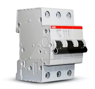 3P ABB S203, 10А, C, Выключатель автоматический