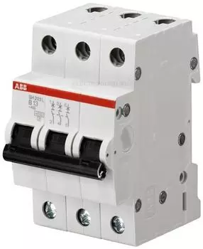 3P ABB SH203L, 25А, B, Выключатель автоматический