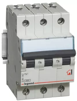 3P Legrand TX3, 25А, C, Выключатель автоматический
