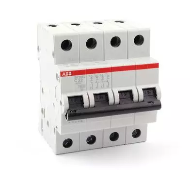 4P ABB SH204L, 25А, C, Выключатель автоматический