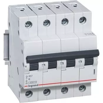 4P Legrand RX3, 63А, C, Выключатель автоматический