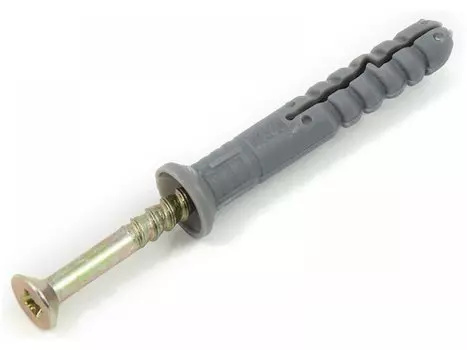 8х80 мм (100 шт), дюбель-гвоздь с потайной головкой