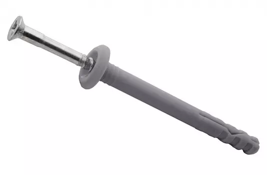 8х80 мм (100 шт), дюбель-гвоздь с бортиком