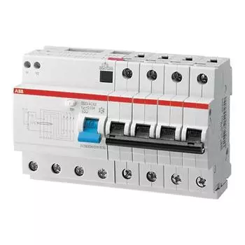 ABB DS204 C16 30мА, номинальный ток 16А, Автомат дифференциальный