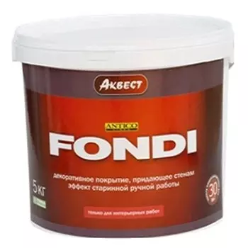 Акриловое декоративное покрытие Аквест Fondi 5кг