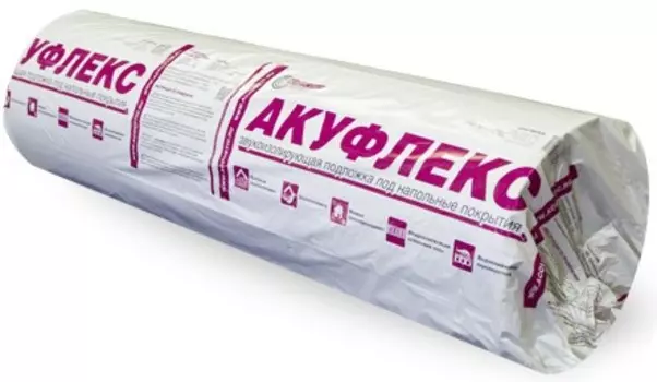 Акуфлекс, 15000х1000х4 мм (15 м2), Подложка звукоизолирующая