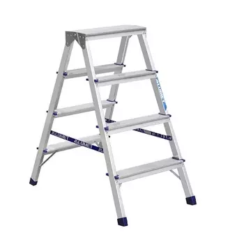 Alumet А7204 Стремянка алюминиевая двухсторонняя, 4 ступени