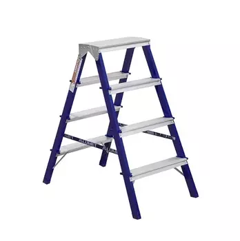 Alumet МD8204 Стремянка стальная двухсторонняя, 4 ступени