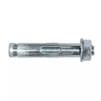 Анкерный болт Tecfi AW ZN для бетона 10х50 мм с гайкой 15 шт