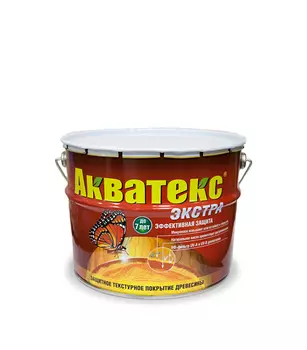 Антисептик Акватекс Экстра декоративный для дерева палисандр 10 л