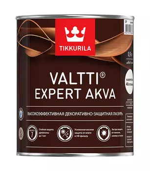 Антисептик Tikkurila Valtti Expert Akva декоративный для дерева бесцветный 0.9 л